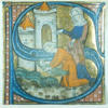 Pharaoh's Castle in medieval prayer book 