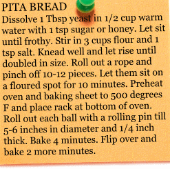 Pita bread recipe